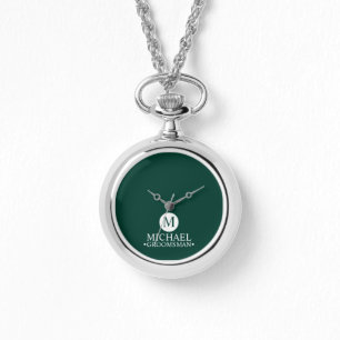Classic Personalised Groomsmen Monogram and Name Watch