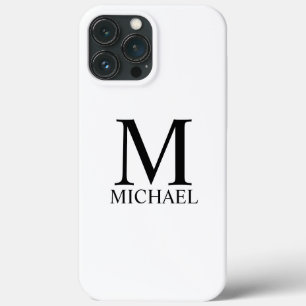 Classic Personalised Monogram and Name Case-Mate i iPhone 13 Pro Max Case