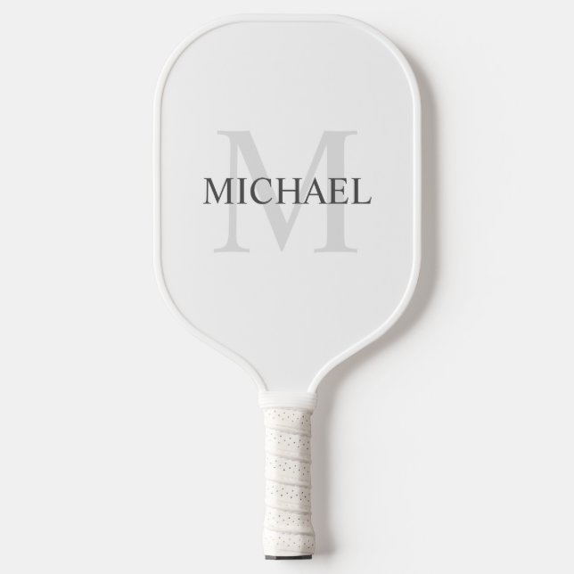 Classic Personalised Monogram and Name Pickleball Paddle (Front)