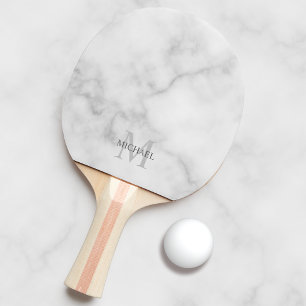 Classic Personalised Monogram and Name Ping Pong Paddle