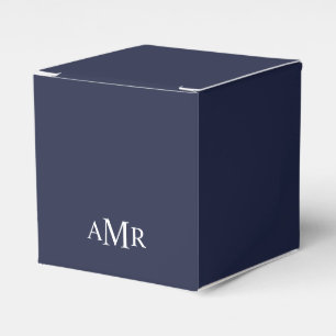 Classic Personalised Monogram Favour Box