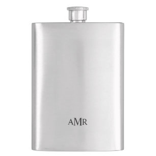 Classic Personalised Monogram Hip Flask