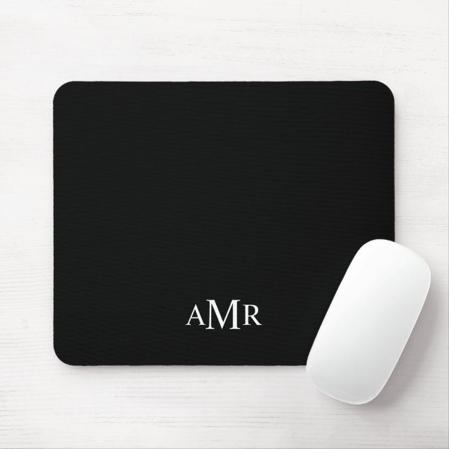 Classic Personalised Monogram Mouse Pad (With Mouse)