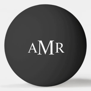 Classic Personalised Monogram Ping Pong Ball