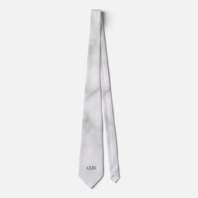 Classic Personalised Monogram Tie (Front)