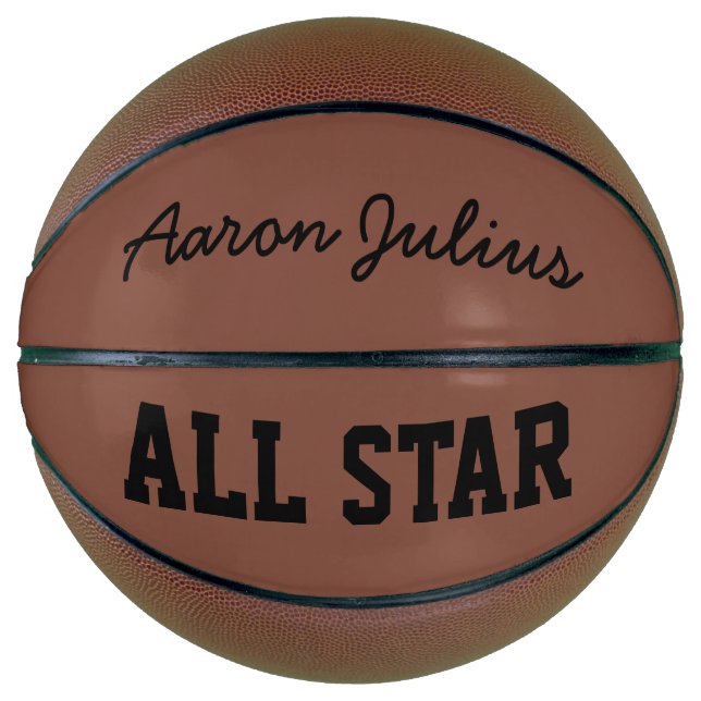 Classic Personalised Name Basketball Sports Gift (Front)
