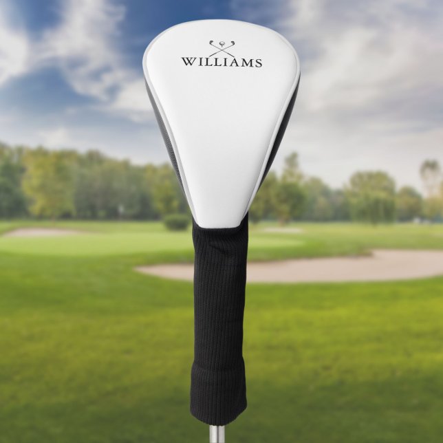 Classic Personalised Name Golf Clubs Head Cover (Creator Uploaded)
