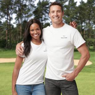 Classic Personalised Name Golf Clubs T-Shirt