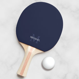 Classic Personalized Monogram and Name Ping Pong Paddle