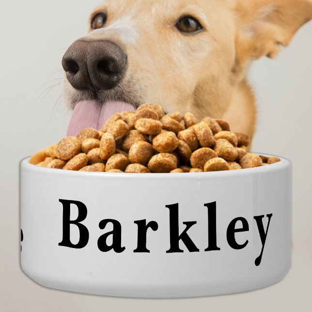 Classic Pet Dog Personalised Food Water Ceramic (Creator Uploaded)