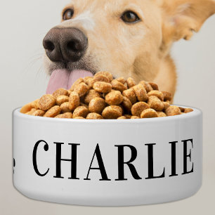 Classic Pet Dog Personalised Food Water Ceramic