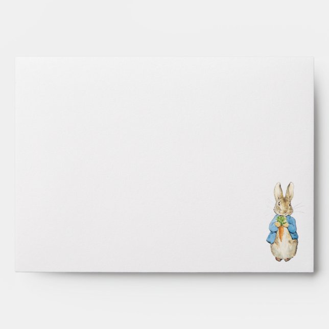 Classic Peter the Rabbit Baby Shower Envelope (Front)