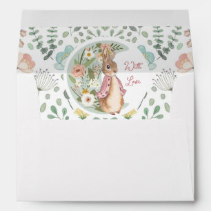 Classic Peter the Rabbit Beatrix Potter Birthday  Envelope