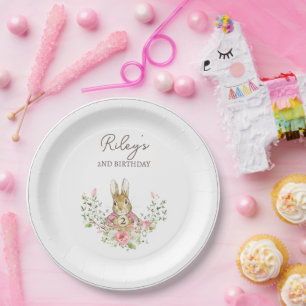 Classic Peter the Rabbit Birthday Paper Plate