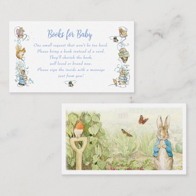 Classic Peter the Rabbit Books for Baby Enclosure Card (Front/Back)