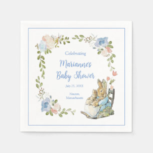 Classic Peter the Rabbit Twin Baby Shower  Napkin
