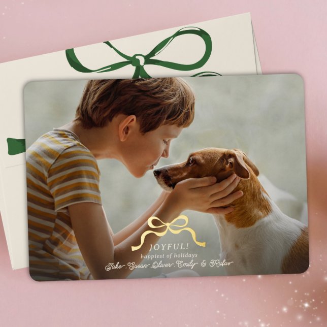 classic photo christmas gold bow (Creator Uploaded)