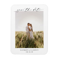 Classic Photo Elegant Wedding Save the Date