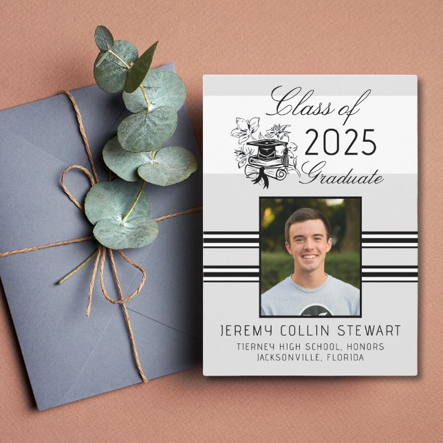 Classic Photo Graduation Announcement (Creator Uploaded)