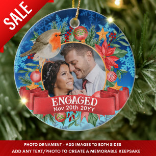 Classic PHOTO Vintage Tree Decoration Personalised