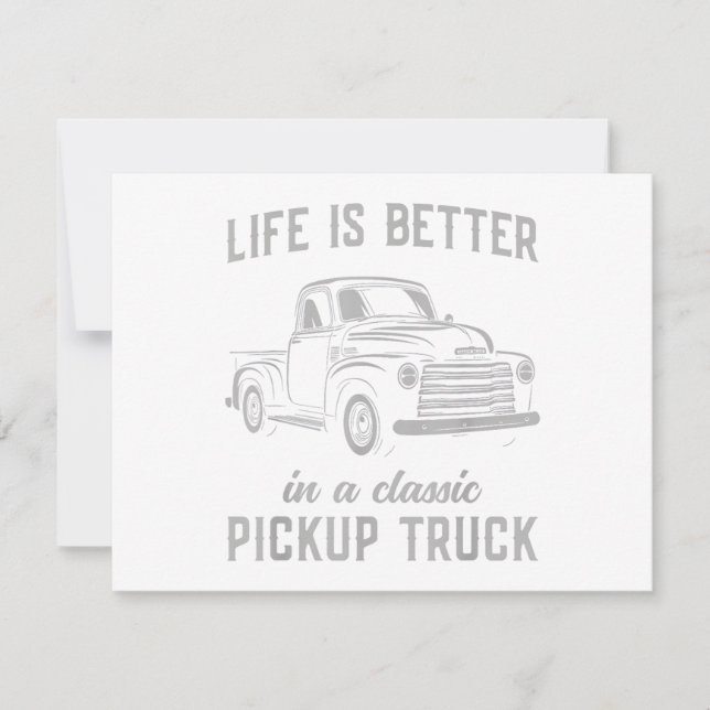 Classic Pickup Truck Guy Vintage (Front)
