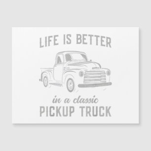 Classic Pickup Truck Guy Vintage