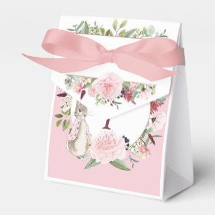 Classic Pink Peter Rabbit Floral Birthday Favour Box