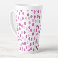 Classic Pink Polka Dots on White 
