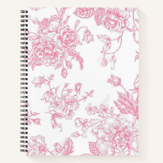 Classic Pink spiral notebook