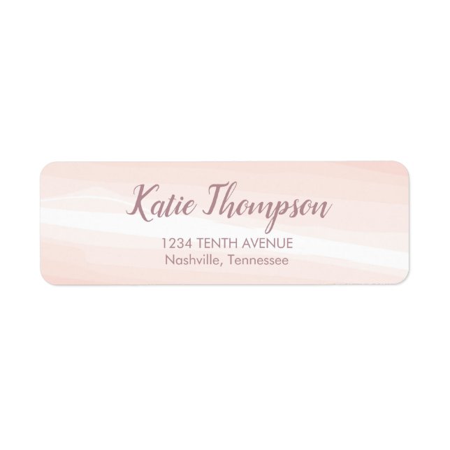 Classic Pink Watercolor Splash (Front)