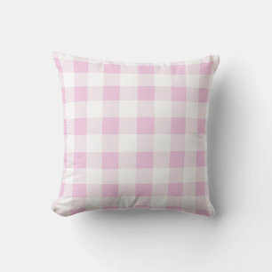 Classic pink white cushion