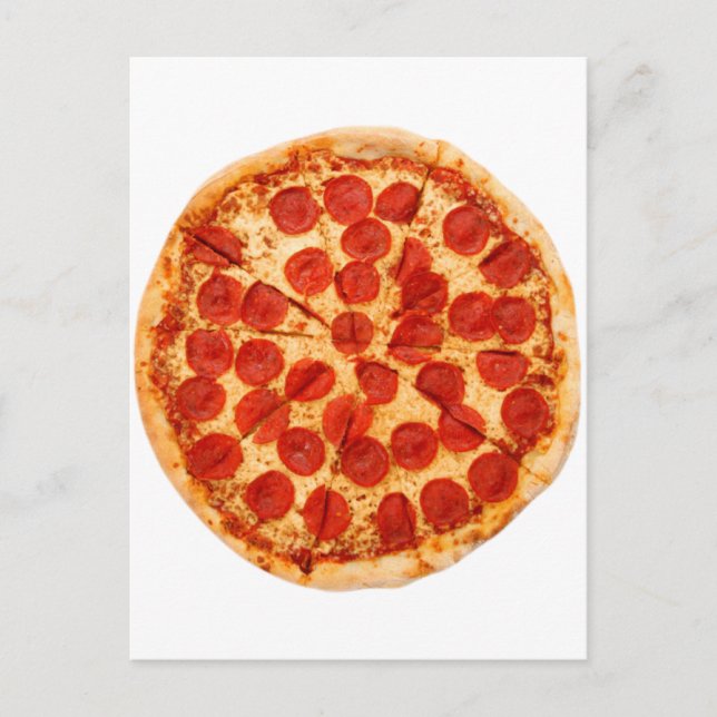 classic pizza lover postcard (Front)