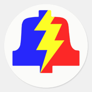 Classic PLA Logo Round Sticker