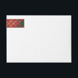 Classic Plaid Christmas Wrap Around Address Label<br><div class="desc">Embrace timeless holiday style with our classic Christmas collection featuring a traditional red and green plaid design. Perfect for spreading festive cheer,  these designs evoke warmth and nostalgia,  making them ideal for cards,  invitations,  and seasonal décor. Personalise each item to add a cosy,  classic touch to your holiday celebrations.</div>