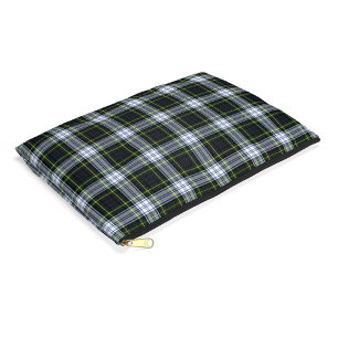 Classic Plaid Clan Gordon Rustic Tartan Accessory Pouch