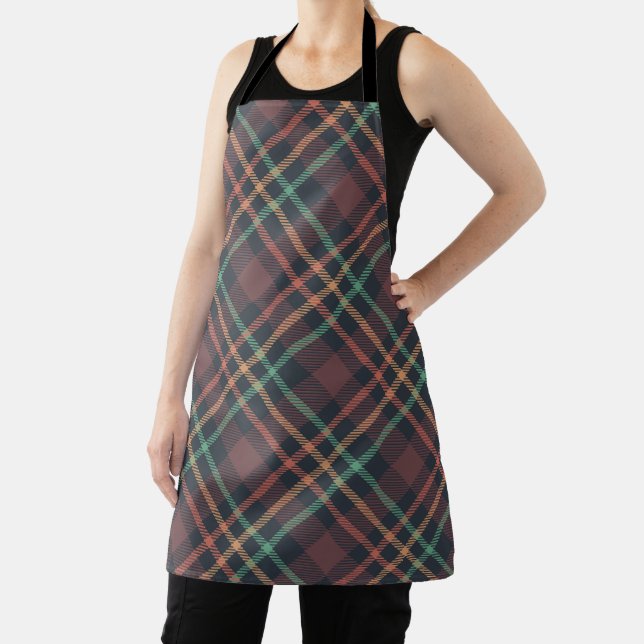Classic Plaid Pattern Apron (Insitu)