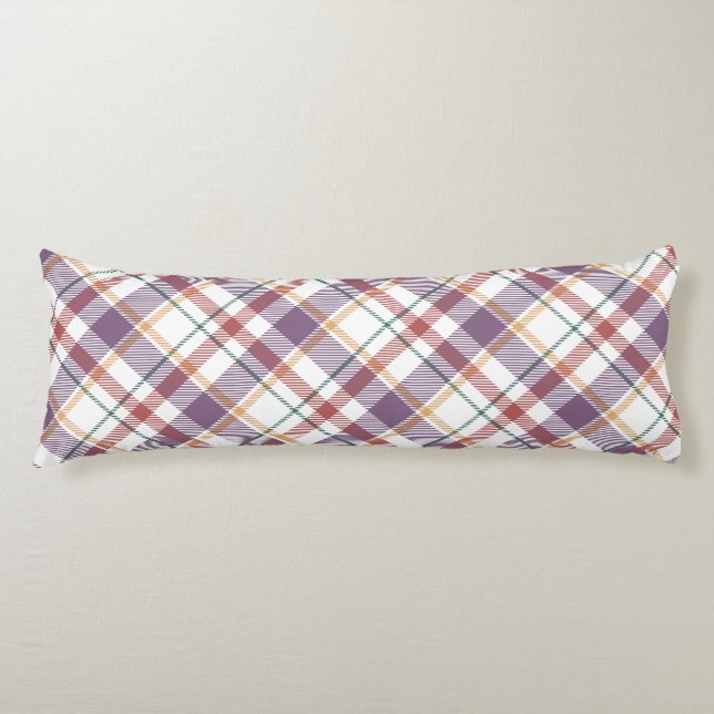Classic Plaid Pattern Body Cushion (Front)