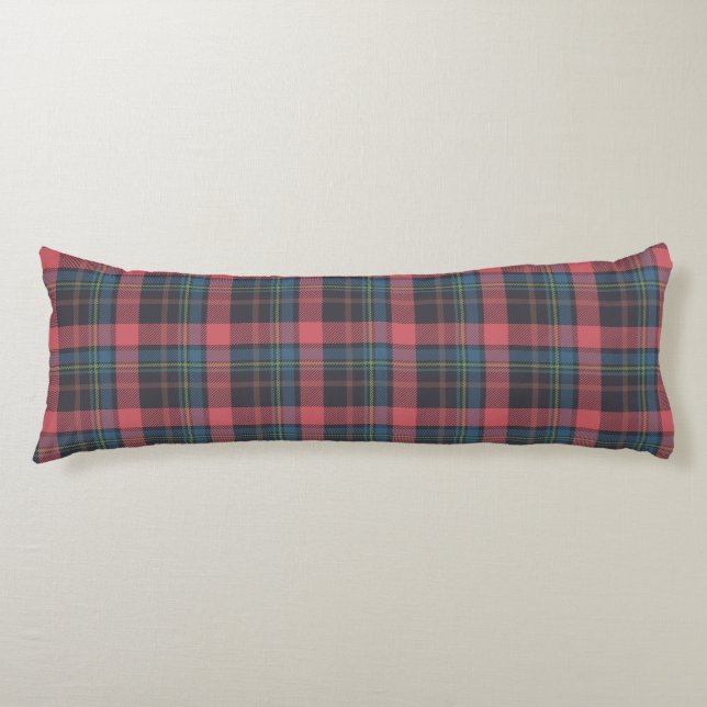Classic Plaid Pattern Body Cushion (Front)