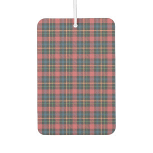 Classic Plaid Pattern Car Air Freshener