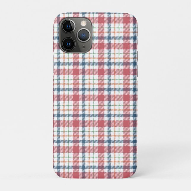 Classic Plaid Pattern Case-Mate iPhone Case (Back)