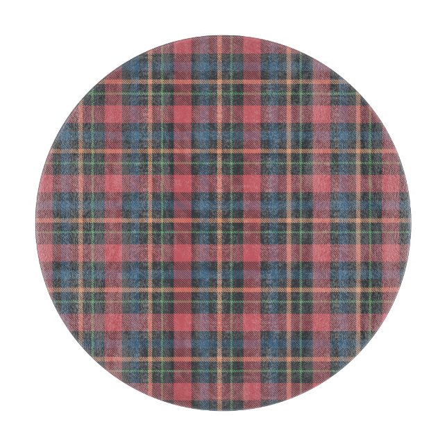 Classic Plaid Pattern Cutting Board (Front)