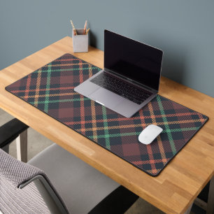Classic Plaid Pattern Desk Mat