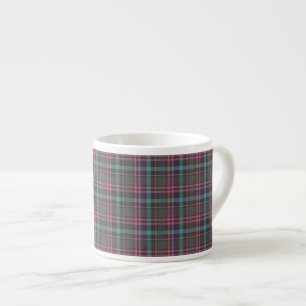 Classic Plaid Pattern Espresso Cup
