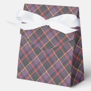 Classic Plaid Pattern Favour Box