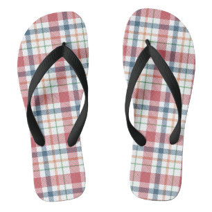 Classic Plaid Pattern Jandals