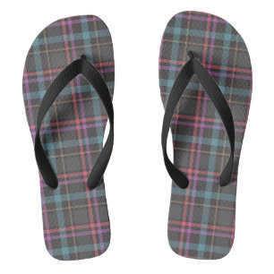 Classic Plaid Pattern Jandals
