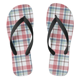 Classic Plaid Pattern Jandals