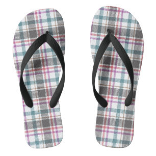 Classic Plaid Pattern Jandals