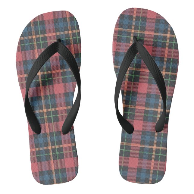 Classic Plaid Pattern Jandals (Footbed)