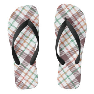 Classic Plaid Pattern Jandals